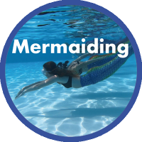Mermaiding nuoto per sirene